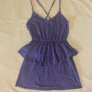 O’Neil Dress with Criss Cross Back and Adjustable Straps